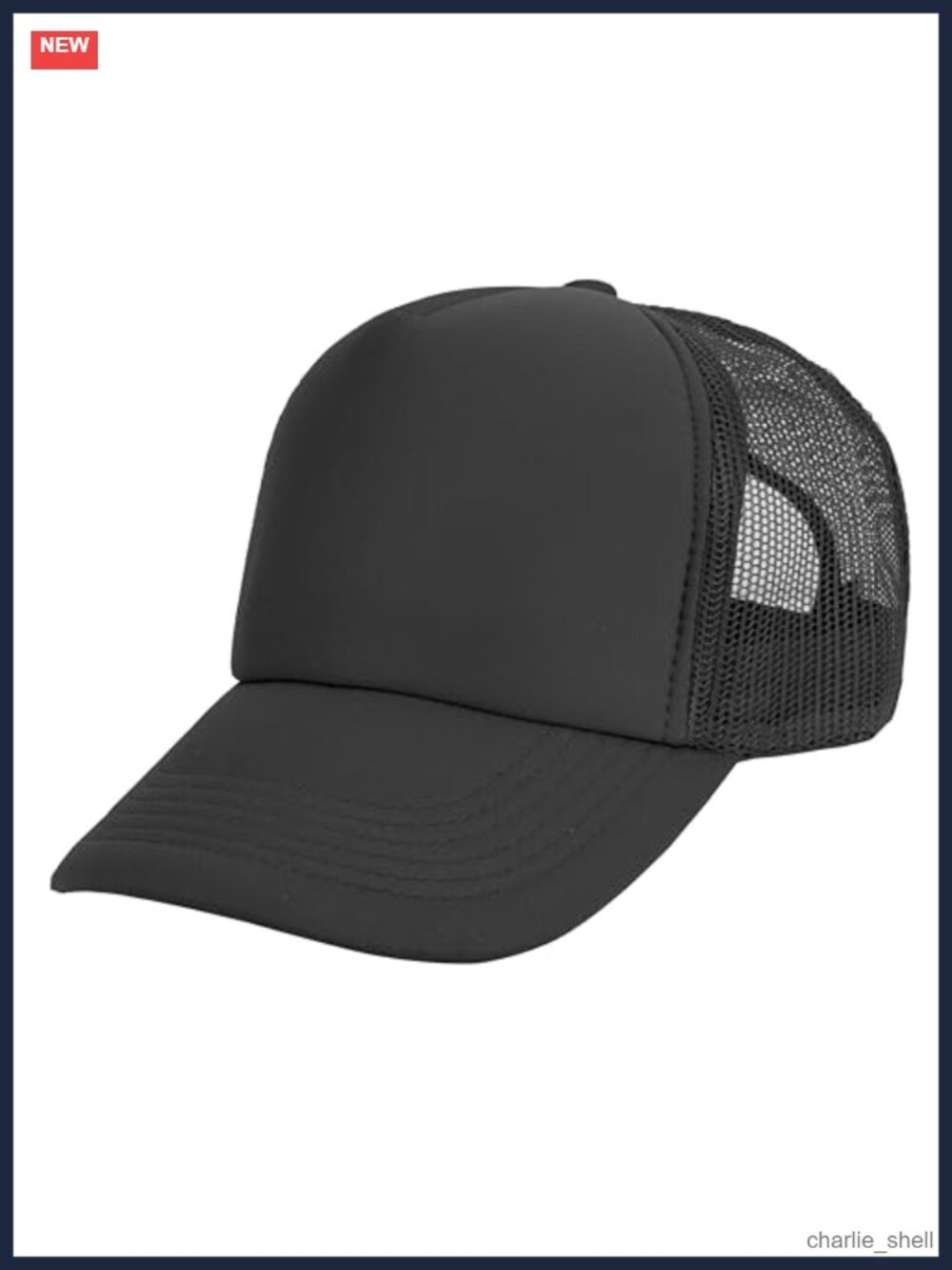 Blank Trucker Hat Polyester Foam Mesh Snapback Baseball Cap Customizable